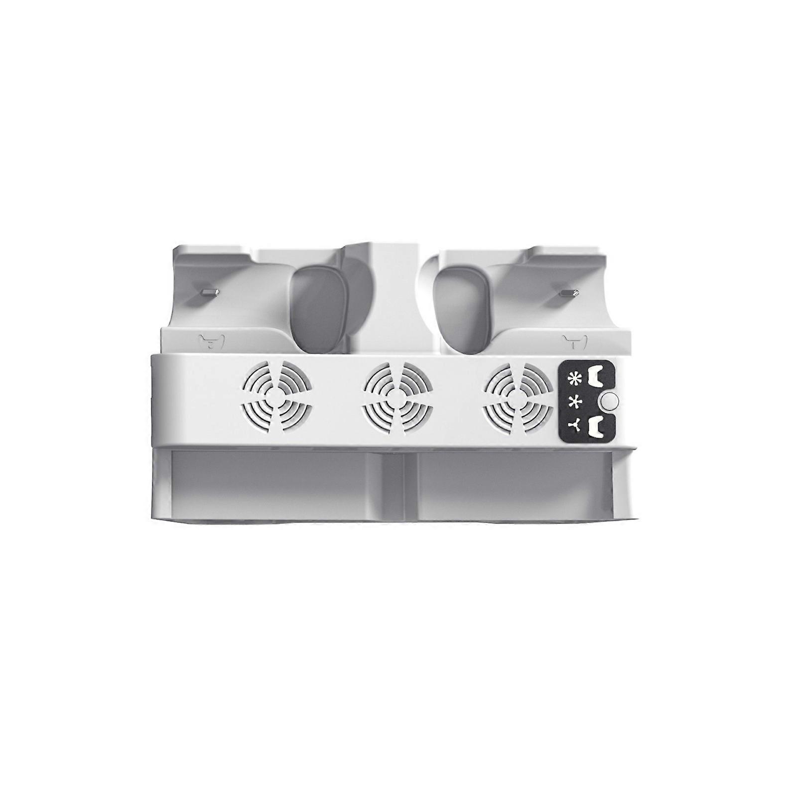 Multifunctional Consoles Stand & Charger ABS Cooling Fan with Charging Dock Game Consoles Cooling Base for P5 Multicolor