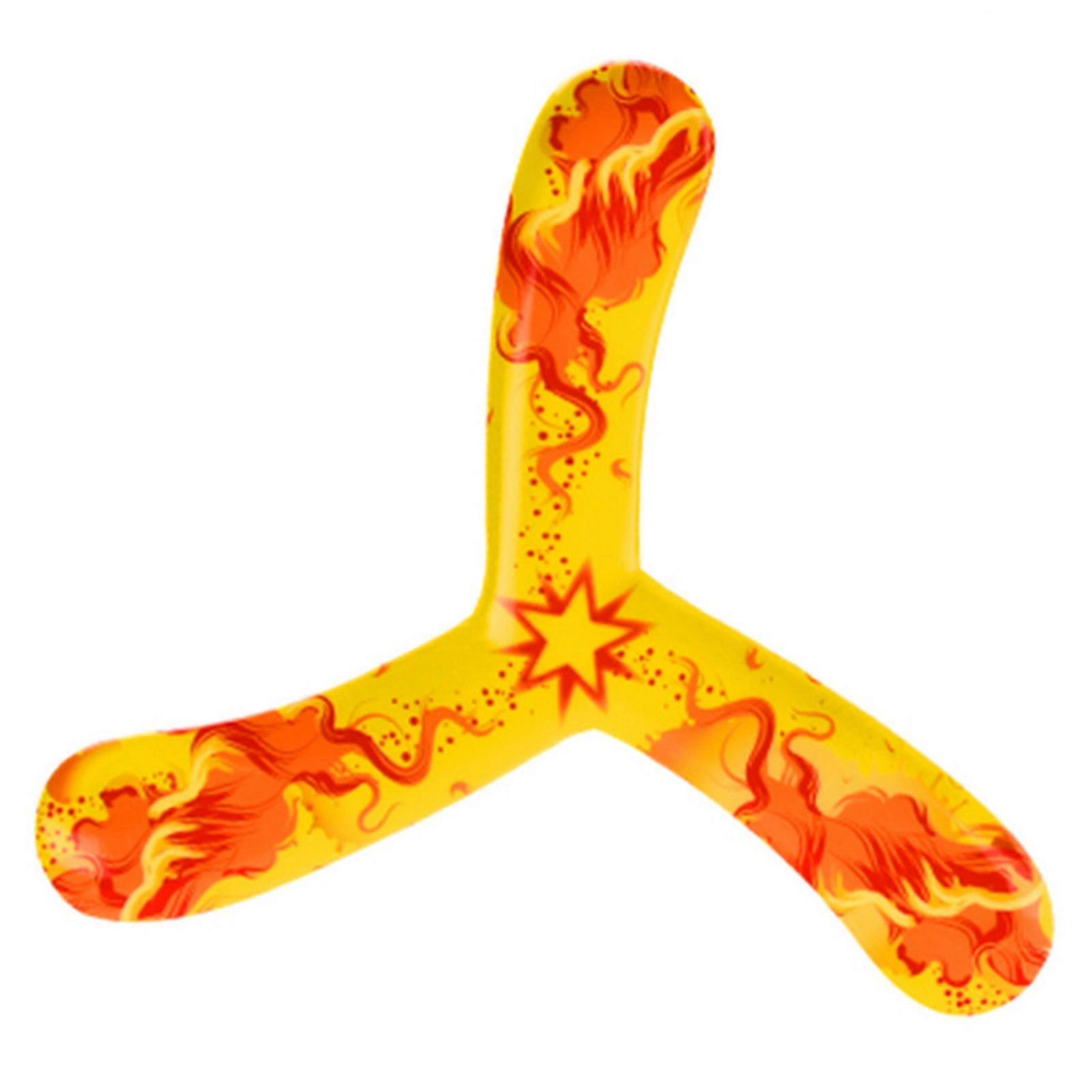 1 قطعة أطفال بوميرانج لعبة جديدة بوميرانج مضحك لعبة رياضية في الهواء الطلق (لون عشوائي)