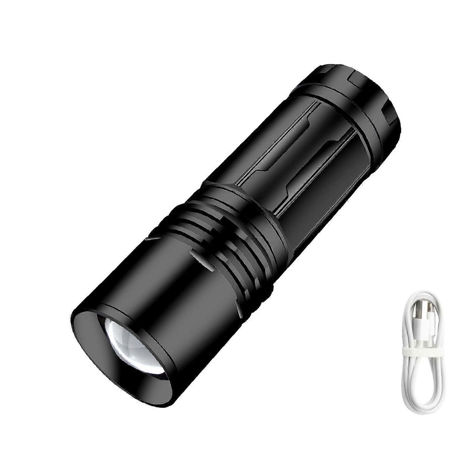LED Flashlight Searchlight 2 Light Sources Fishing Lamp Emergency Light Torch, Electronics Gadgets