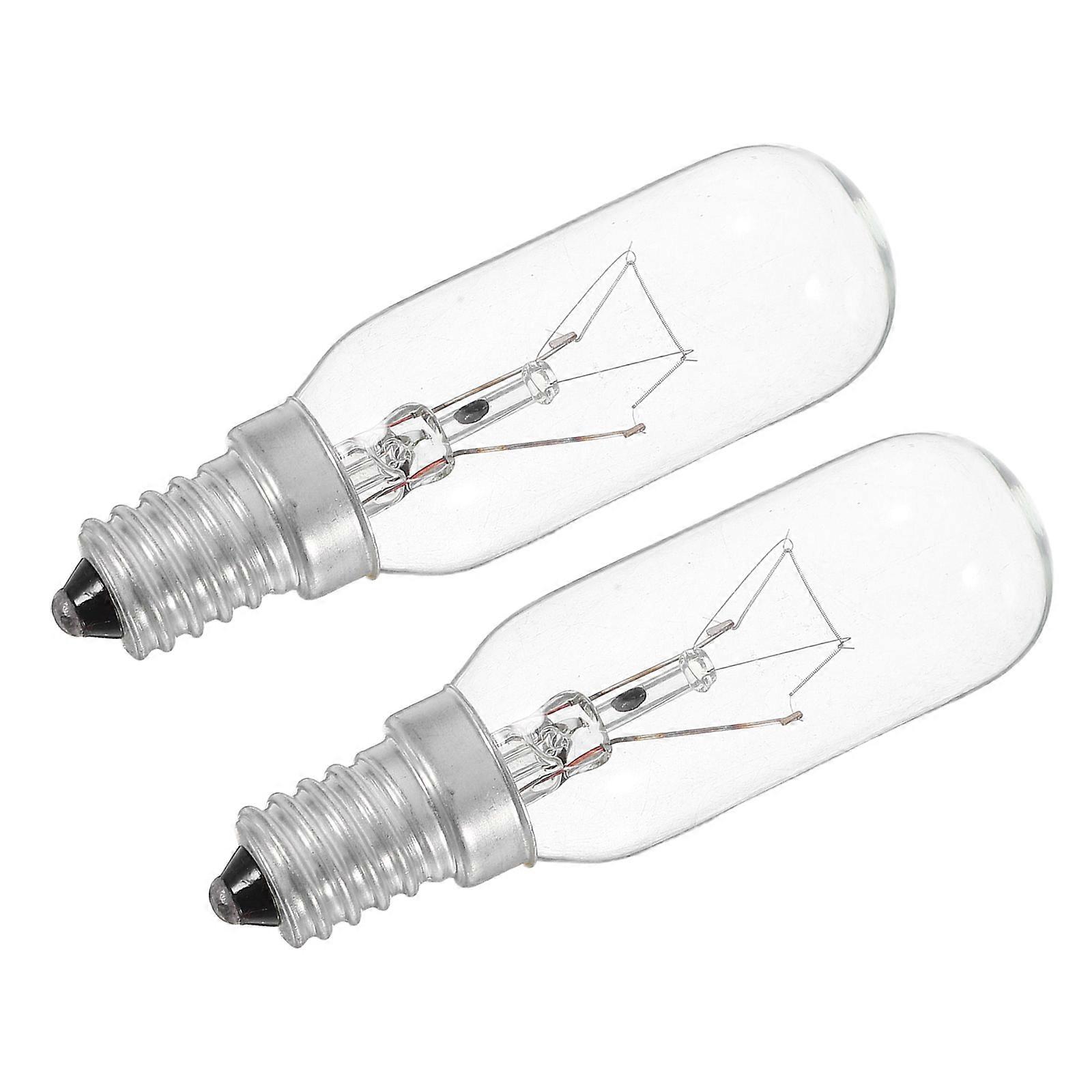 Stove Light Bulbs for Range Hood Replacement 2Pcs E14 Appliance Lamp