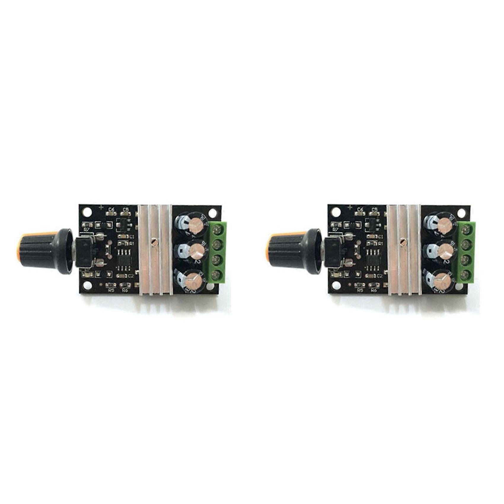 2X DC 6V 12V 24V 28VDC 3A 80W PWM Motor Speed Controller Regulator Adjustable Variable Speed Control