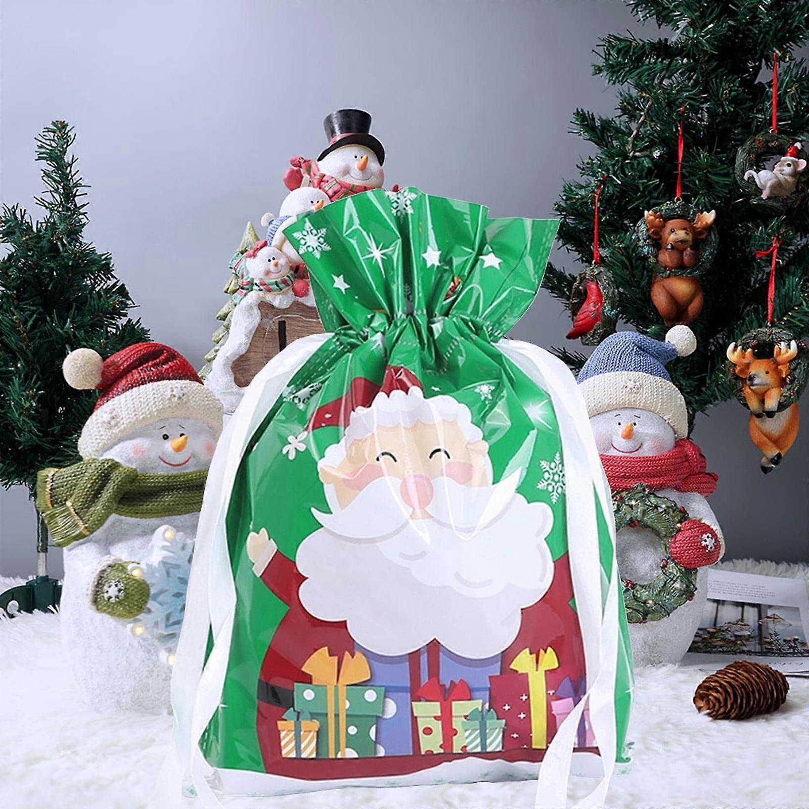 WinysinChristmas Drawstring Candy Bag Drawstring Gift Bag Gift Packaging Creative Gift Bag