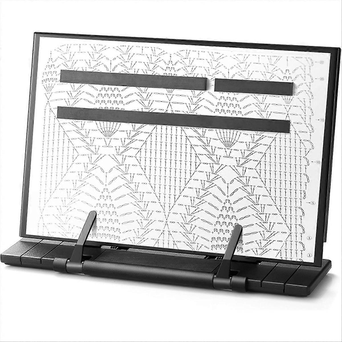 Knitting pattern holder with 4 magnets B