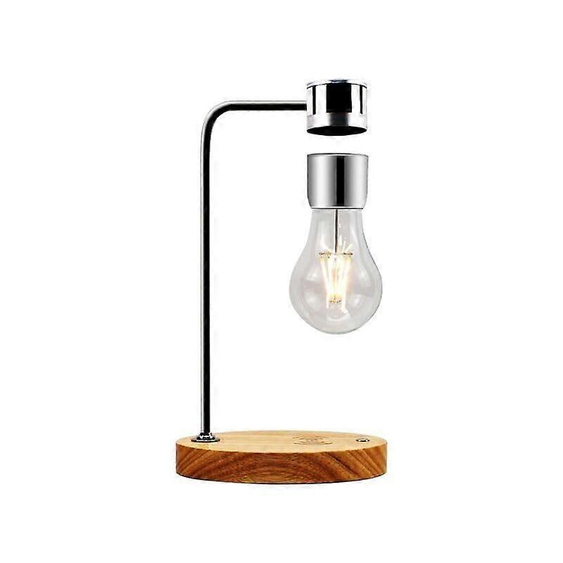 Magnetic Levitating LED Desk Lamp with Wireless Charger, 360° Rotating Bulb for Home Office Decor