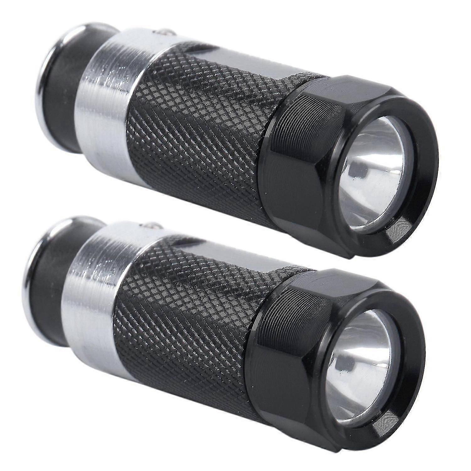 Mini Led Flashlights Car Cigarette Lighter Led Rechargeable
