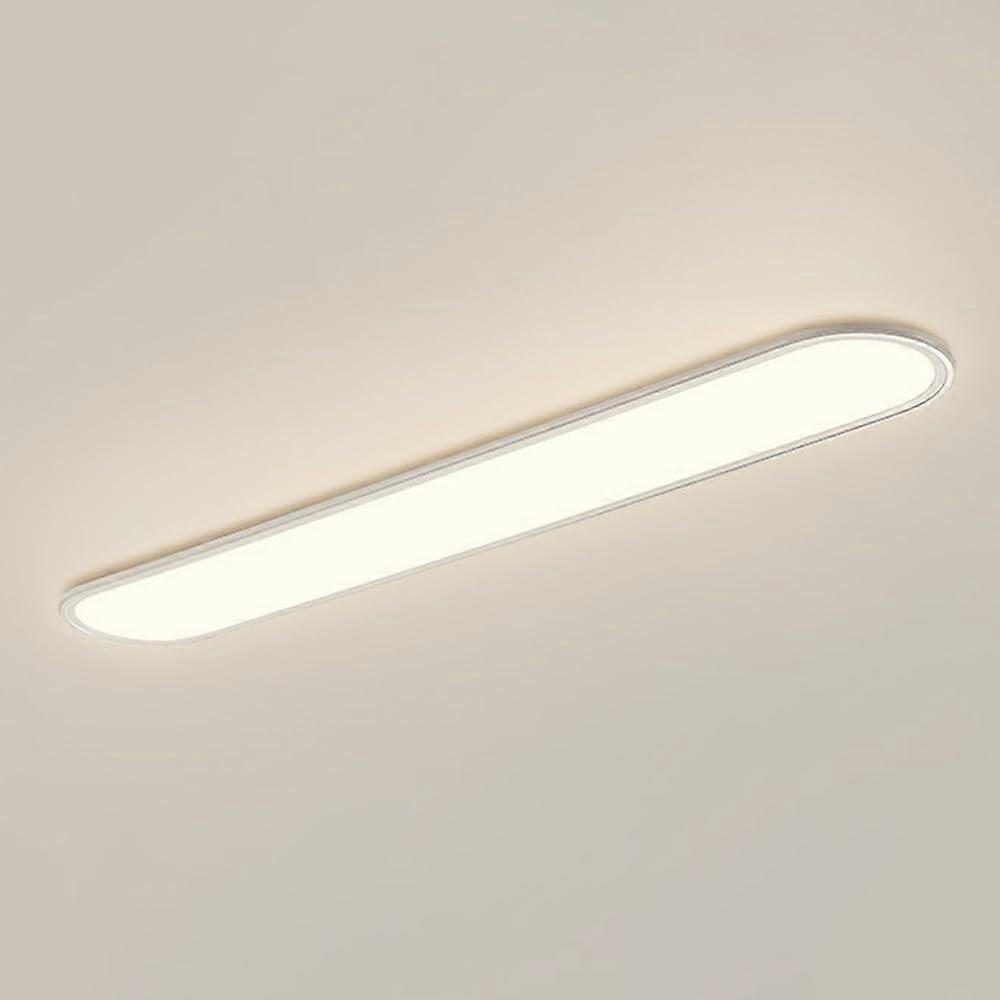 Dimmable LED Ceiling Light with Remote, Modern Oval Flush Mount Lamp, Adjustable Color Temperature for Living Room Bedroom Dining Room