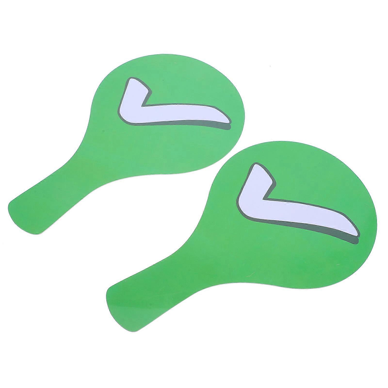 Double Sided Answer Paddle for Classroom Interaction 2Pcs Set