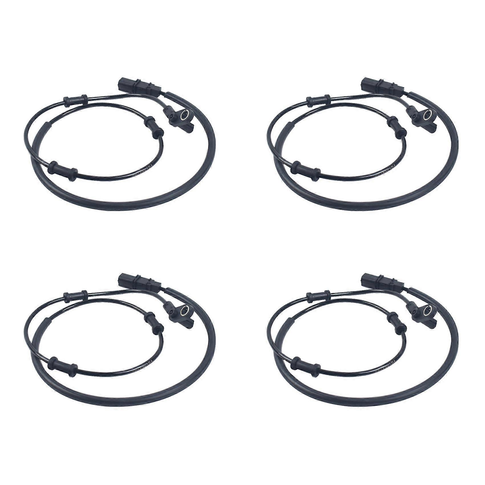 4X Motorcycle ABS Sensor Cable Rear Brake Wheel Speed Sensor Set for Kawasaki Ninja 400 Ninja400 Z400 2019 2020 2021
