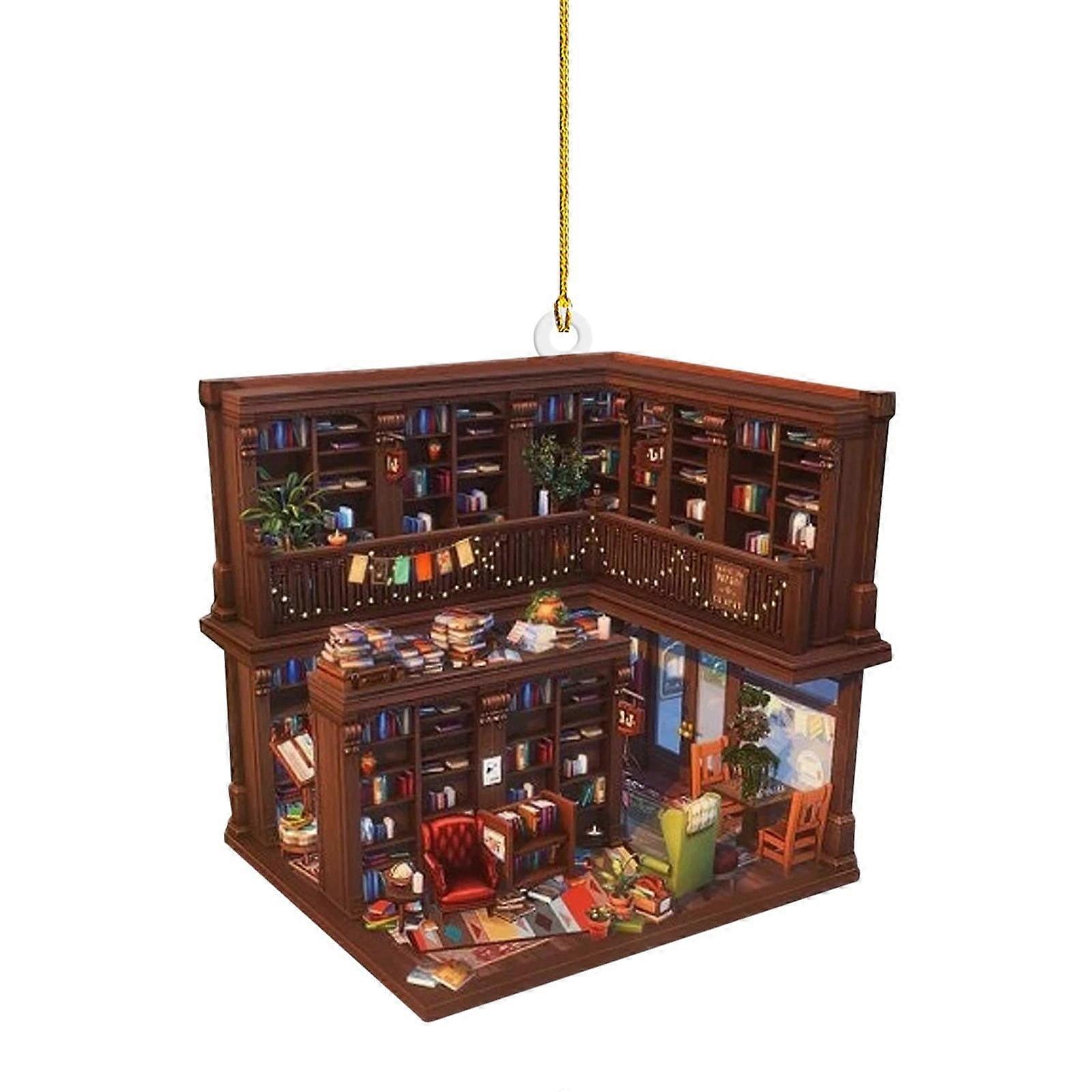 Christmas Bookstore Ornament
