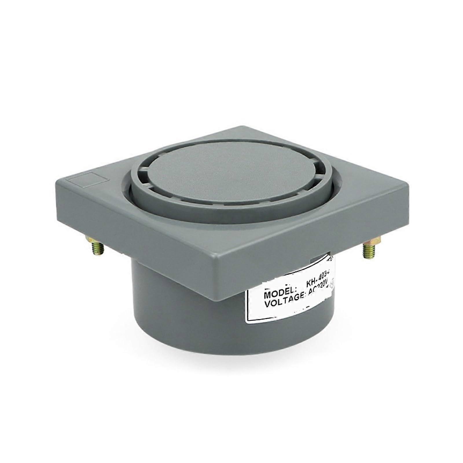 KH4032 Gray Industrial Warning Buzzer with Chime DC24V Loud Audible Alert Dual Mode