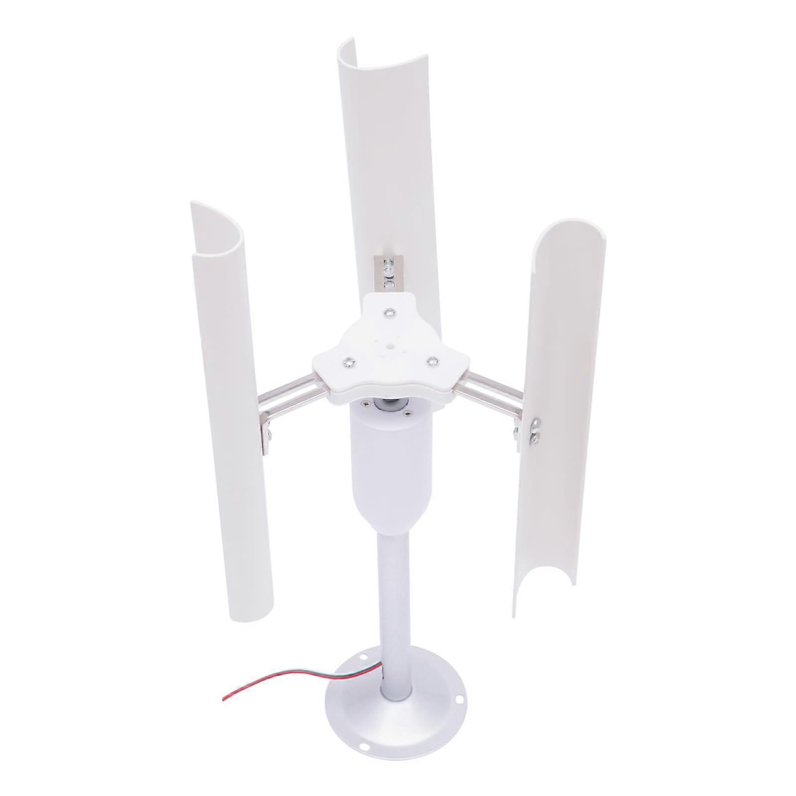 Vertical Axis Maglev Wind Turbine Generator 12V 20W 3 Blade Helix with Controller for Teaching Experiments