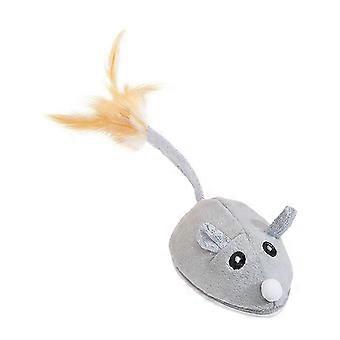 Smart Sensing Mouse Cat Toys Interactive Electric Stuffed Toy Cat Teaser Self-playing Usb Charging Kitten Mice Jouets pour chats Animal de compagnie