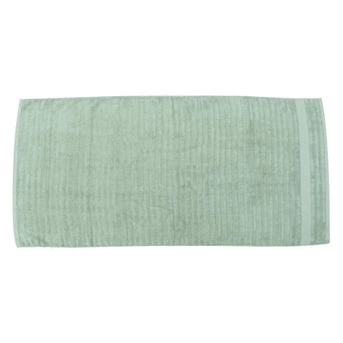 Bamboo Fiber Bath Towels with Wave Pattern Provide Water Absorbent Function 3Pcs