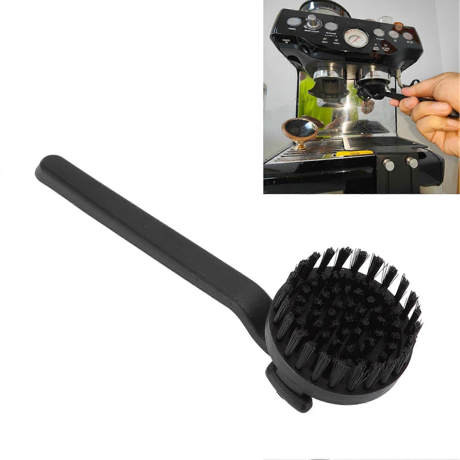 Coffee Machine Cleaning Brush with Replaceable Head for 51mm 54mm Espresso Grouphead and Grinder