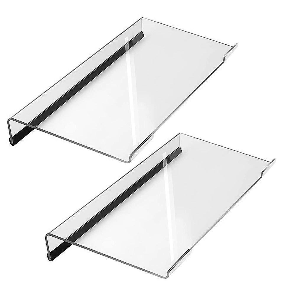 Acrylic Keyboard Stand Tilted Keyboard Holder for 2Pcs Desktop