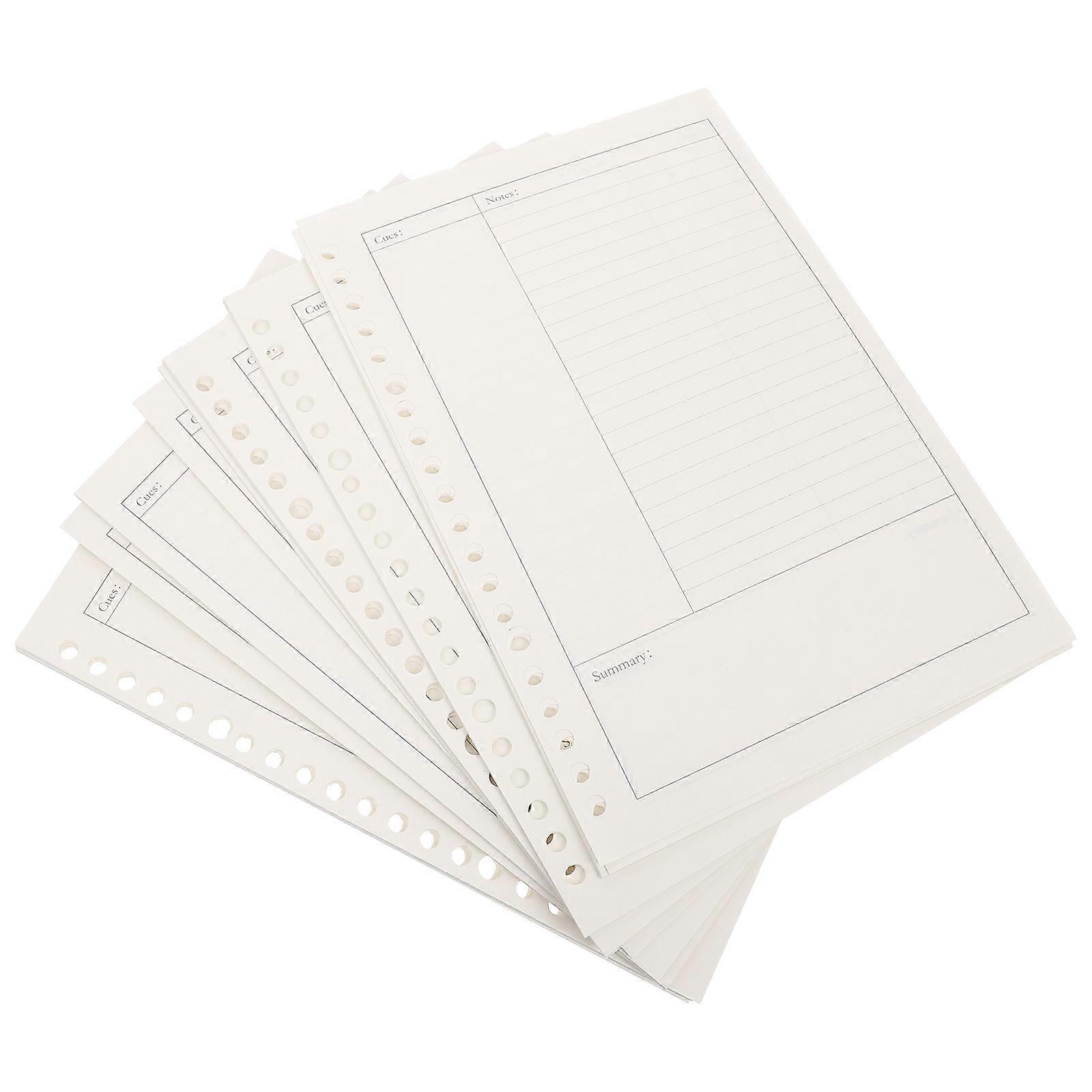Refill Paper for Notebook A5 Loose-Leaf Paper Replacement for Writing 150Pcs