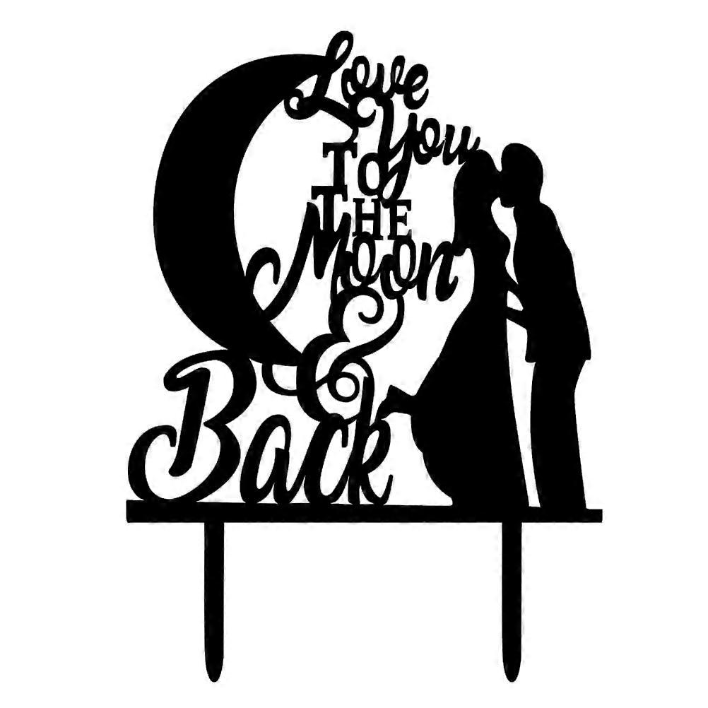 Cake Decoration Acrylic Topper for Wedding