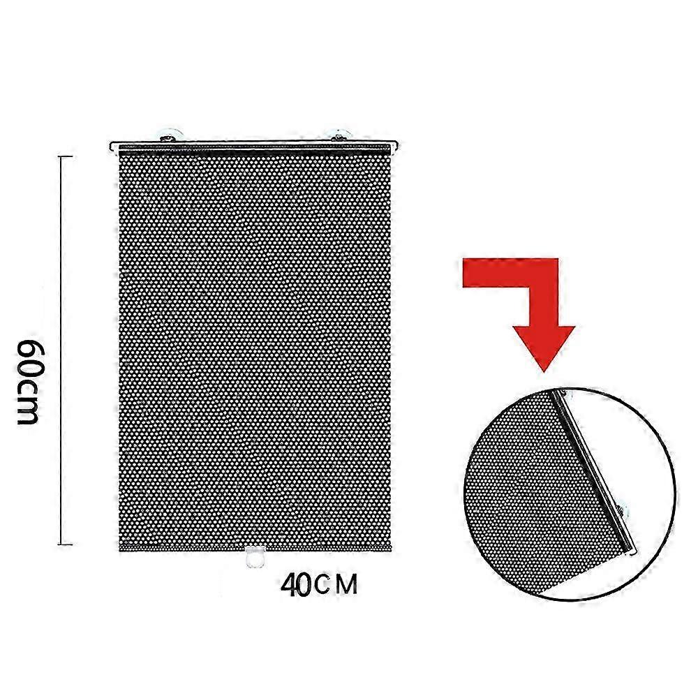 Blackout Blind Shade with Suction Cups Retractable Windshield Sun Shade 2025