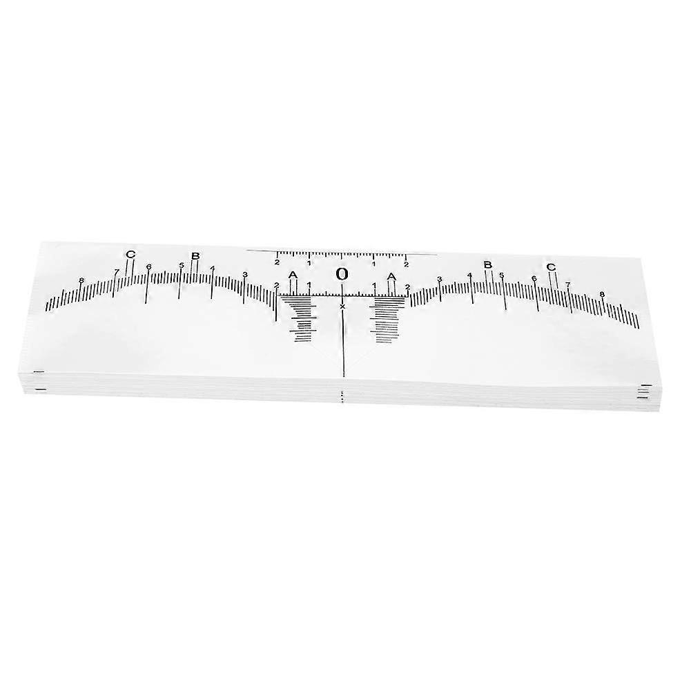 Eyebrow Tattoo Ruler Disposable SelfAdhesive Microblading Measuring Tool for Precise Shaping
