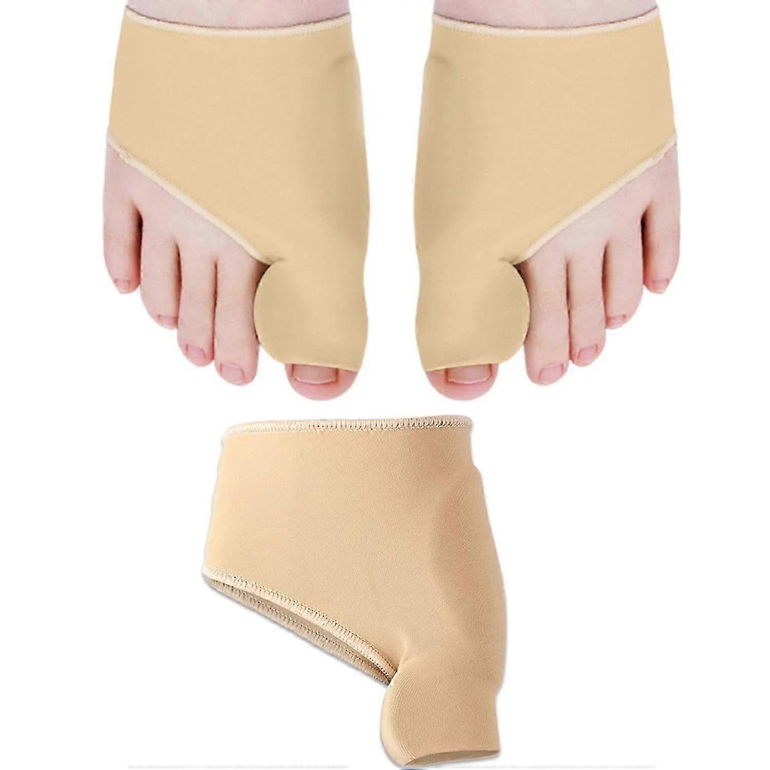 Bunion Corrector for Women Adjustable Toe Alignment Breathable Cotton Sleeve One Size Support