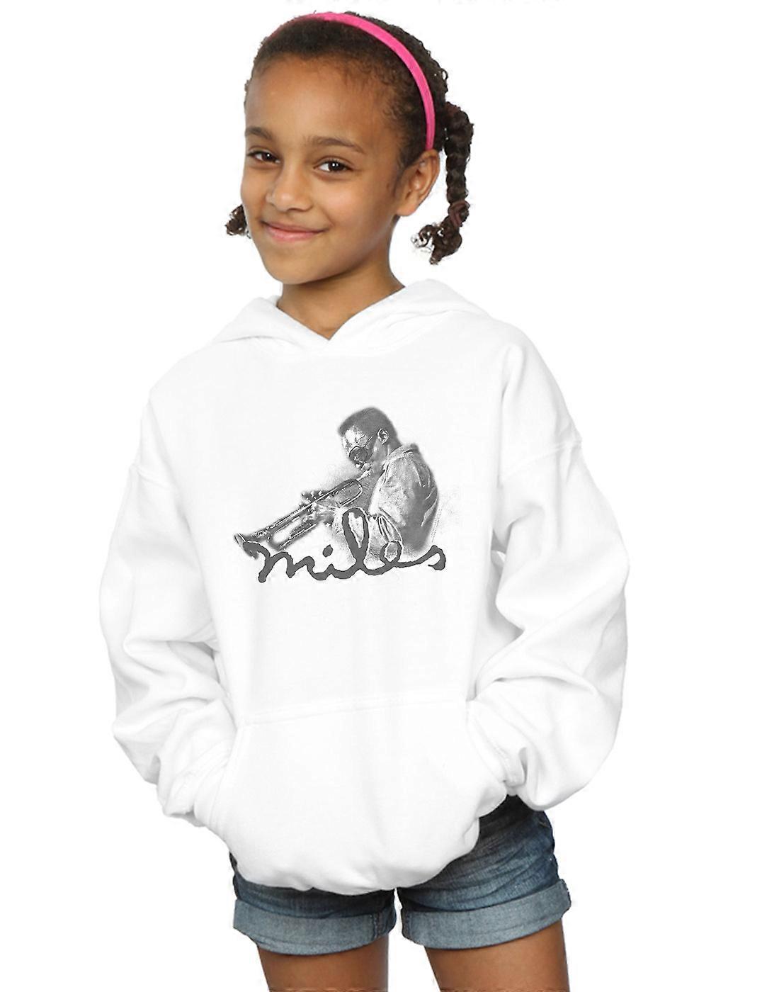 Miles Davis jenter profil skisse Hettegenser