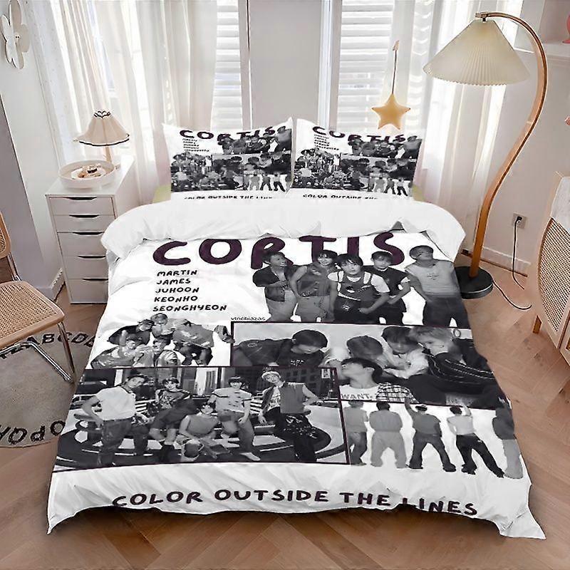 3pcs Cortis K-Pop Bedding Set for Bedroom Guest Room