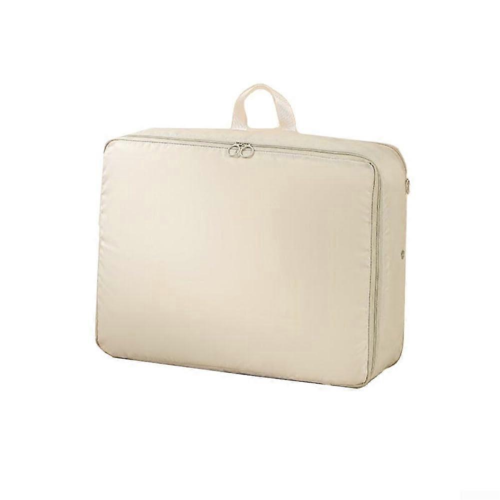 Luggage Packing Cubes Set with Large Capacity Storage and SpaceSaving Compression for Travel, Beige