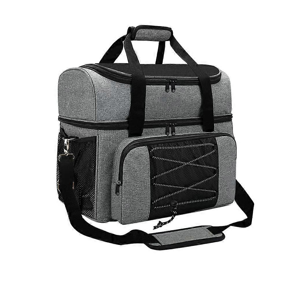 Bowling Ball Bag Backpack for 2 Balls with Shoe Compartment, Padded Straps and Extra Pockets