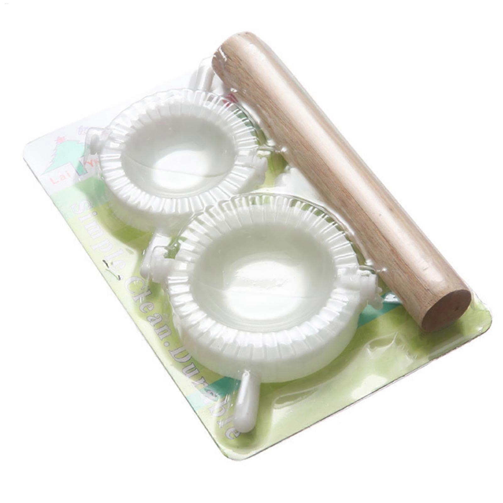 Dumpling Maker Set with Rolling Pin, Dough Press and Mold for Dumplings, Empanadas, Ravioli