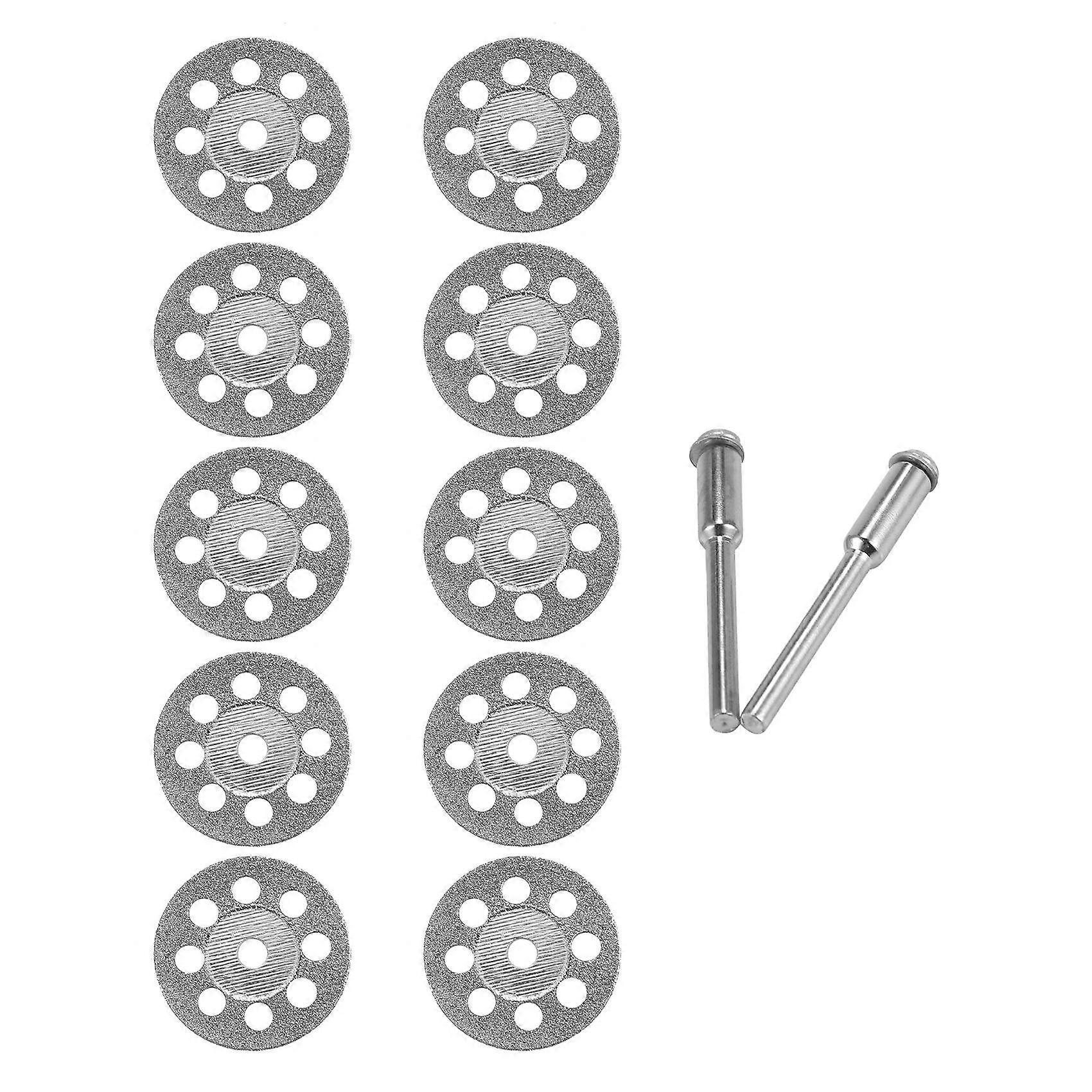 10Pcs Accessories 20mm Diamond Cutting Disc for Drill Rotary Tool