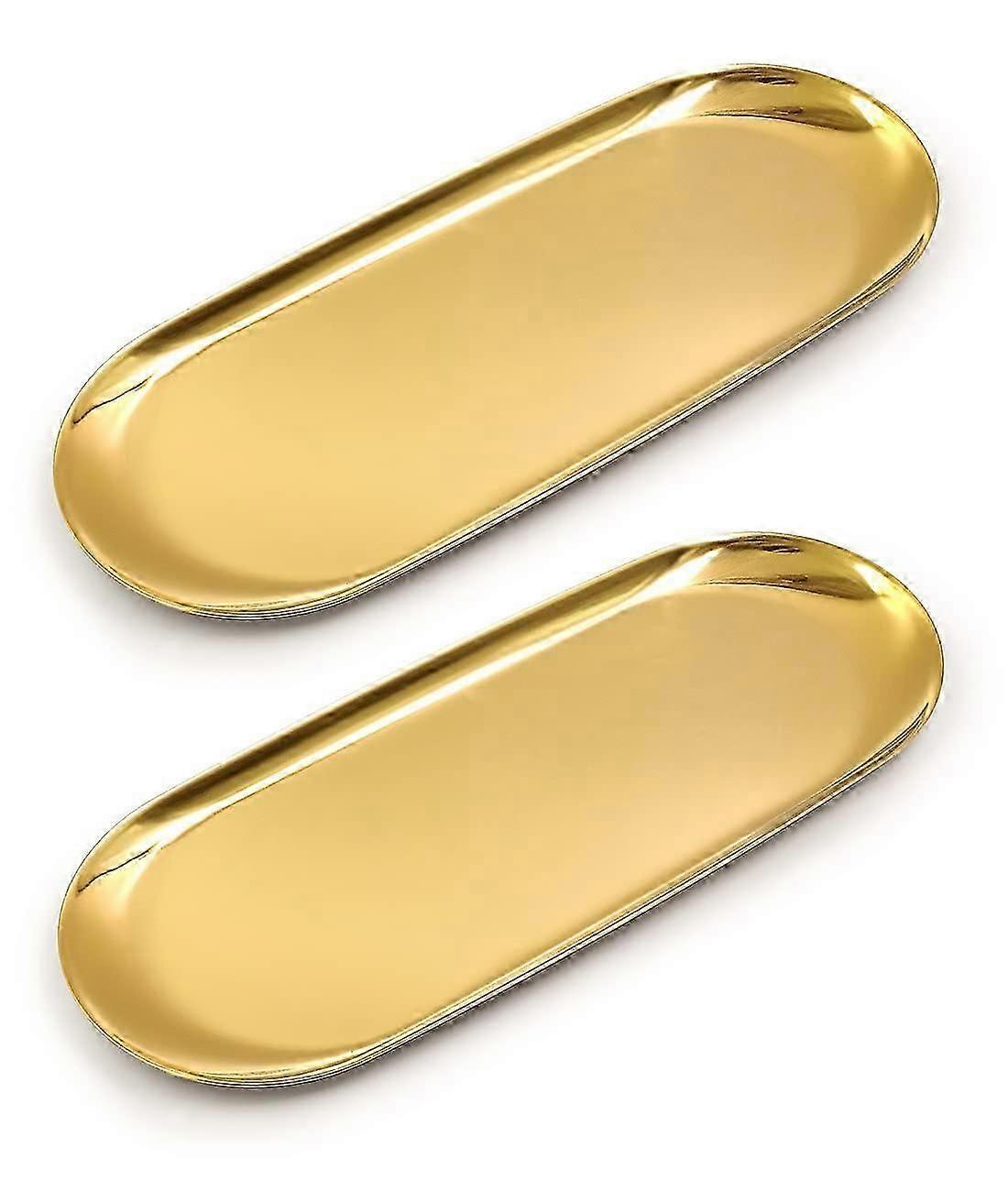 goldene Platte serviertabletts Buffet Platte schmuckstnder