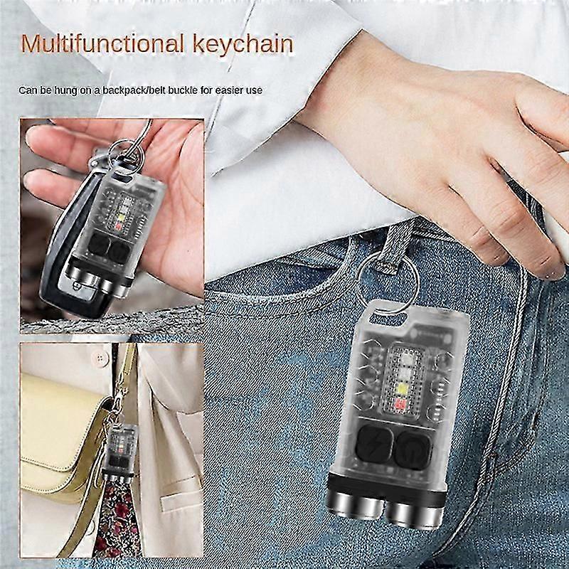 Mini Torch Flashlight USB Rechargeable Flashlight