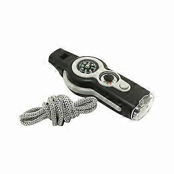 Whistle Multifunctional Survival Safety Whistle with Compass for Hiking Camping Sport1pcsgrey