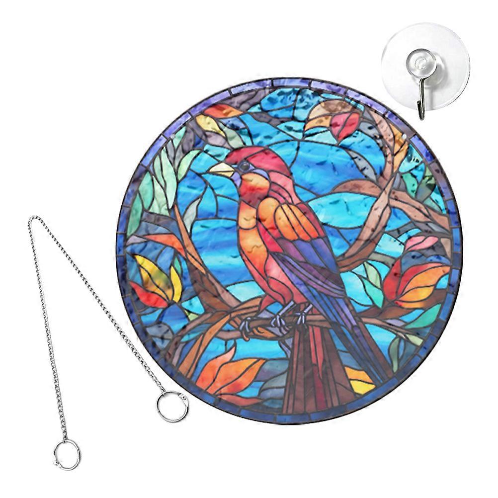Decorative Glass Suncatcher for Window Hanging 1Set