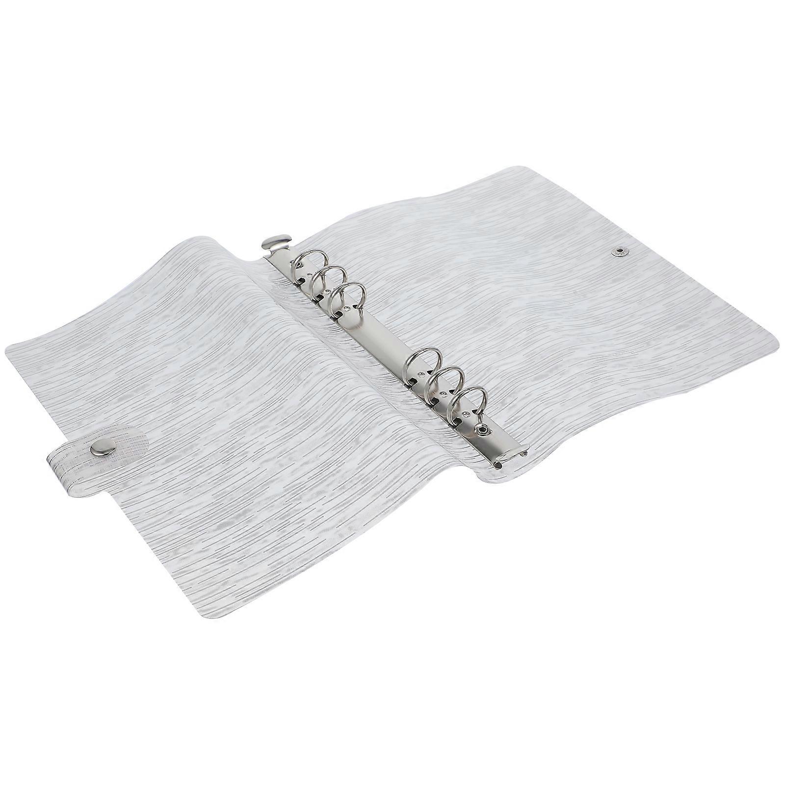 A5 Binder 6 Ring Notebook Binder for Hand Account Protection 2Pcs