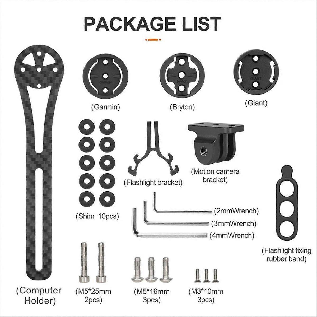 Bike Computer Stopwatch Speedometer Mount Holder for Giant