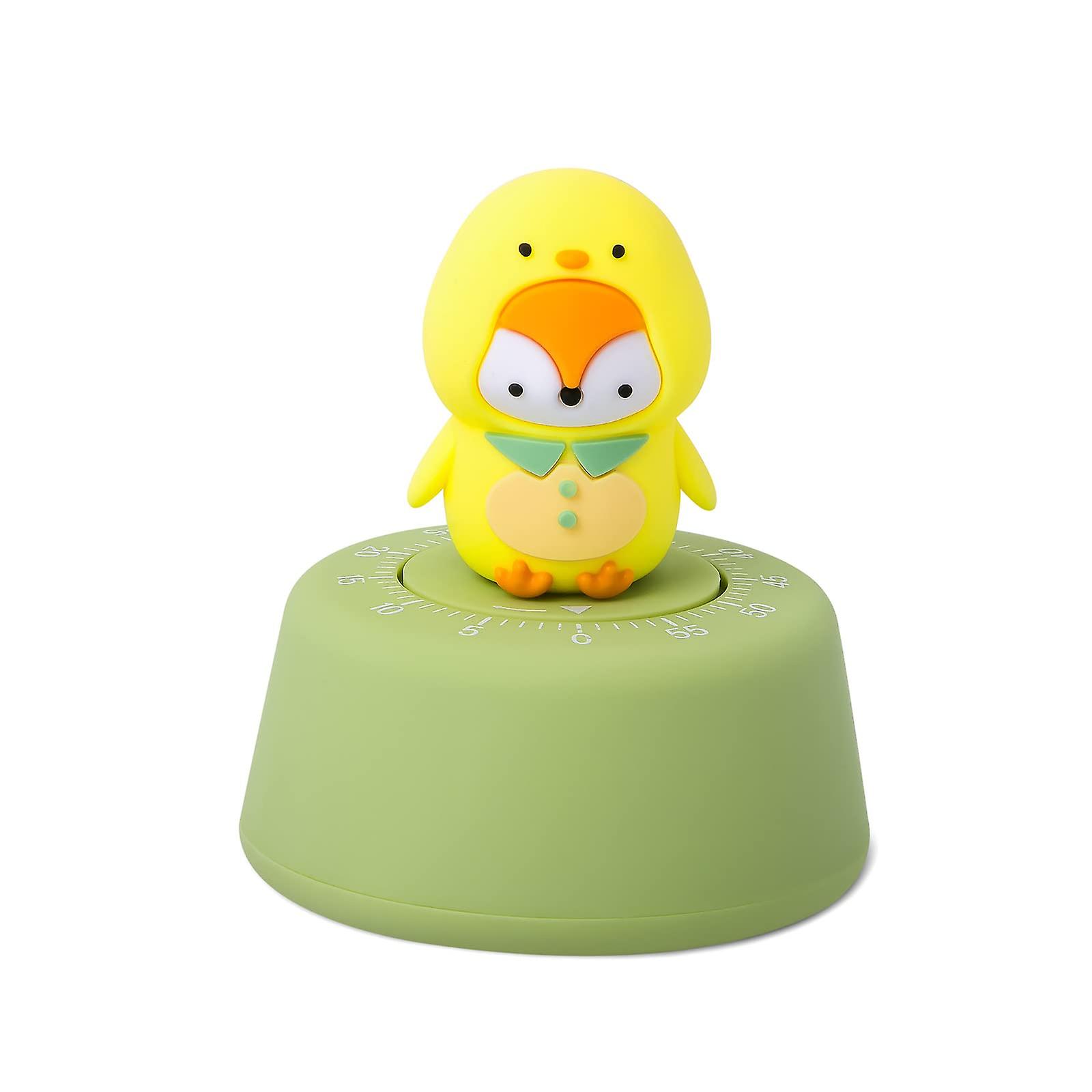 60 Minutes Mechanical Timer Kitchen Cooking Timer Manual Timer Cute Kids Learning timer Little Duck