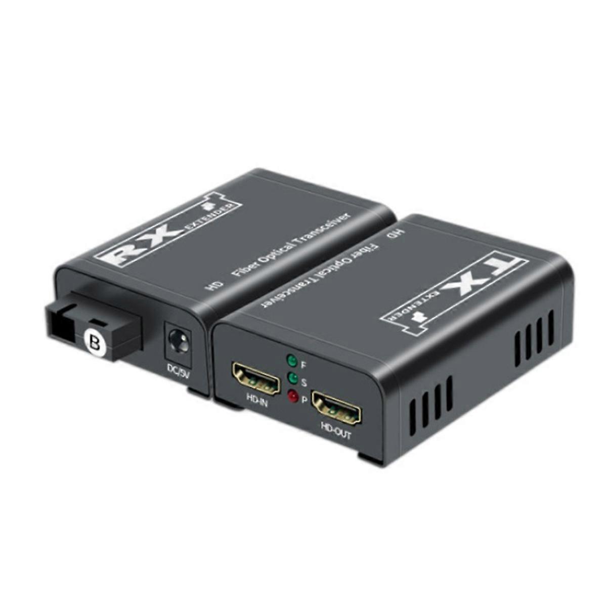 Fiber Extender Video Transmitter Receiver US Plug