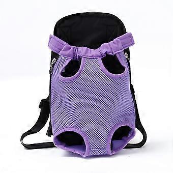 Djunllk Dog Carrier Backpack Pet Dog Bag Ventilation Travel Backpack Go Out Backpack Easy To Carry, Pet Backpack Pet Small Dogs Outdoor Travel Bag