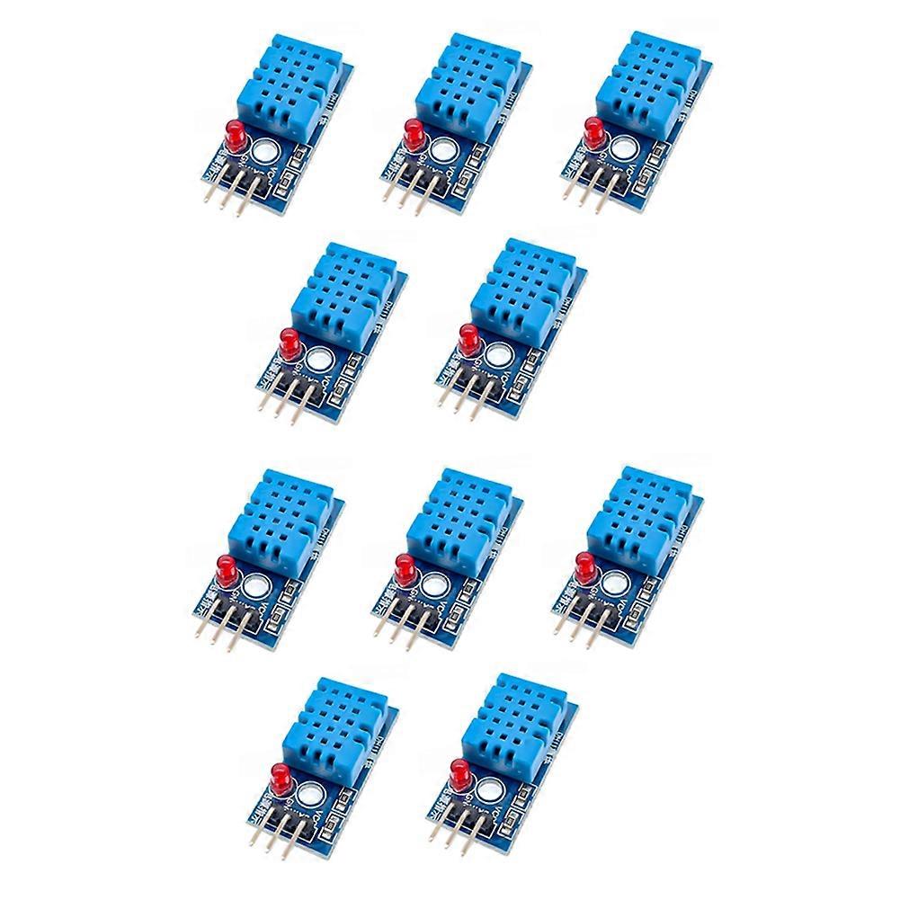 10PCS Digital Temperature&Humidity Sensor Module Board 3.3-5V 3-Wire High Low Power Module for