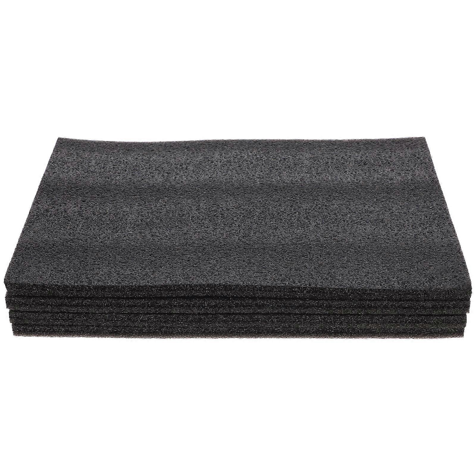 Black Polyethylene Foam Sheets for Box Crafting 4Pcs Packaging Use