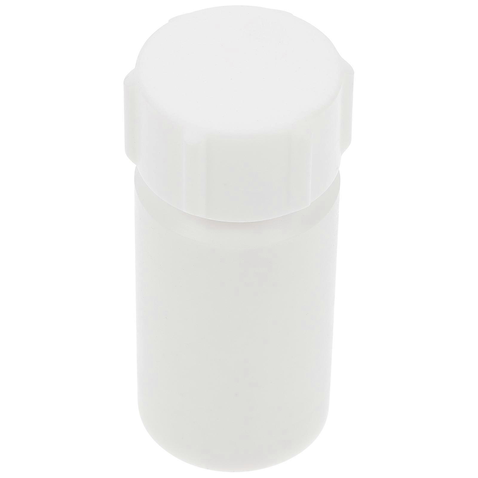 Durable Ptfe Reagent Bottle for Laboratory Experiment 2Pcs White Set