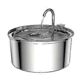 Cat Water Fountain,3.2l/108oz Automatic Stainless Steel Pet Fountain Dog Water Dispenser, Ultra-qui(,)