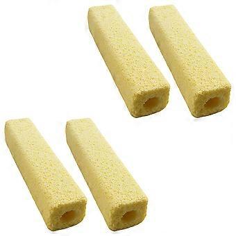 Matériau filtrant pour aquarium, charbon actif, outil de purification d'eau, lot de 4 pièces