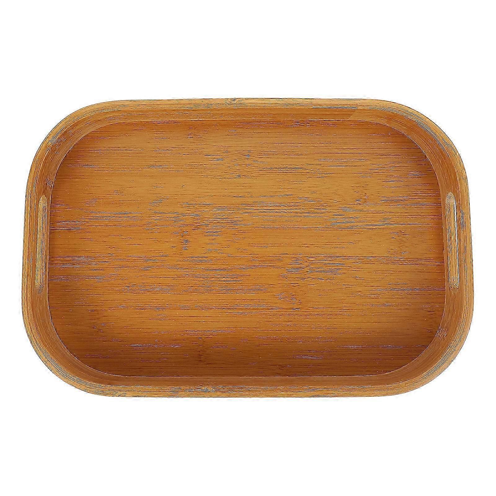 Food Serving Tray Bamboo Tray for Storage 1Pcs Practical Use
