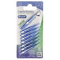 Retractable interdental brush 0.8 mm 8 units