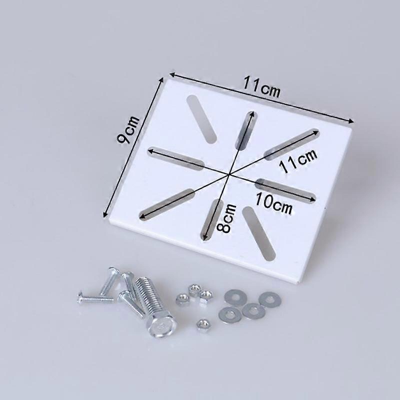 Universal Vertical Pole Mount Adapter With Screws Fixing, Wall Mounting Bracket For Cctv Security Camera
