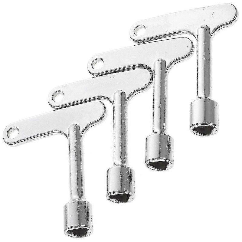 4pcs Elevator Key Elevator Service Key Triangle Panel Lock Triangle Spanner-good
