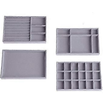 Jewelry Organizer Drawer Jewelry Storage Drawer Insert Organizing System Storage Earrings Jewelery Tray Stackable