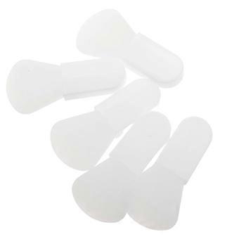 5 Silikonpinsel für die Anwendung von weißen Gesichtsmasken und Cremes